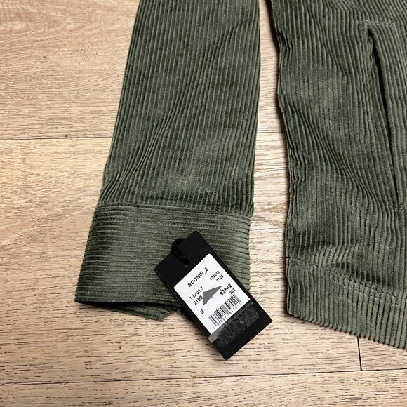 NWT DRYKORN Roonin_2 Corduroy Button Dowm Shirt Jacket Green Size Small 196$ - Picture 3 of 13